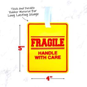 img 3 attached to Protect Your Luggage with Pack Bright's Fragile Handle: A Must-Have Travel Accessory!