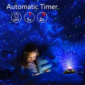 img 3 attached to 🌌 2021 Enhanced Galaxy Projector: FVF Night Light for Kids with Bluetooth Music Speaker, Timers & 10 Colors - Perfect for Baby Bedroom & Party Room Decoration