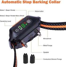 img 1 attached to Small Dogs Bark Collars Vibration