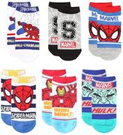 🧦 ultimate comfort: 6 pairs of premium no show socks for boys logo