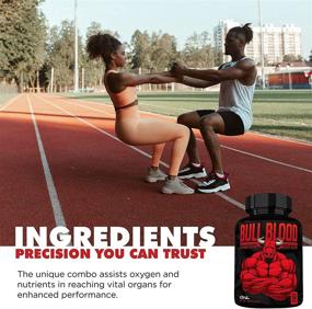 img 2 attached to 💪 Bull Blood Nitric Oxide Supplement - Boost Muscle Growth, Pumps, and Energy with Extra Strength L Arginine & L Citrulline Pills - Enhance Male Strength & Blood Flow - 60 Veggie Caps