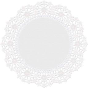 img 2 attached to 🍽️ Wilton 2104 90210 Grease-Resistant Doilies: 10 Inch – A Pristine Addition to Your Table Settings!