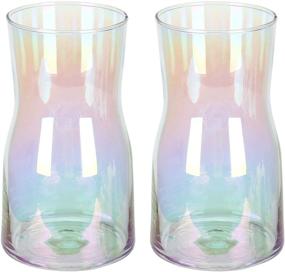 img 4 attached to MyGift Colorful Iridescent Translucent Decorative