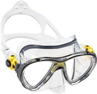 cressi adult patented inverted teardrops lens mask for scuba, snorkeling, freediving - big eyes evolution: italian made logo