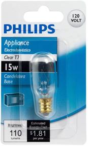 img 1 attached to 💡 Philips 416123 15W Candelabra Appliance Bulb