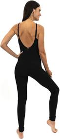 img 3 attached to Stylish TREELANCE Women's Jumpsuit Bodysuit Collection for Trendy Fashionistas