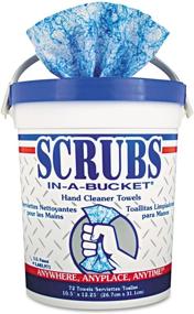 img 1 attached to 🖐️ S.C.R.U.B.S. ITW42272EA - Hand Cleaner Towel for Scrubbing