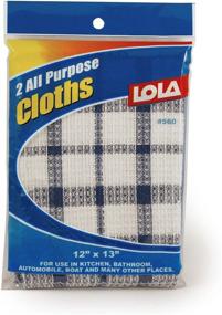 img 1 attached to LOLA 560 All Purpose Cloths, 100% Cotton, 12-Pack - Versatile Cleaning Essentials