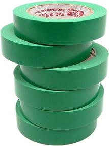 img 2 attached to 🔥 Viaky 6 Pcs High-End Industrial Flame Retardant Vinyl Insulating Electrical Tape - Premium Waterproof, Rated up to 176 Degrees & 600 Volts, Ideal for Electric Wiring Projects, 0.6" x 50' (Green)