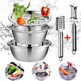 img 4 attached to Stainless Vegetable Kitchen Household Multifunctional