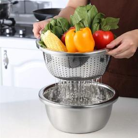 img 1 attached to Stainless Vegetable Kitchen Household Multifunctional