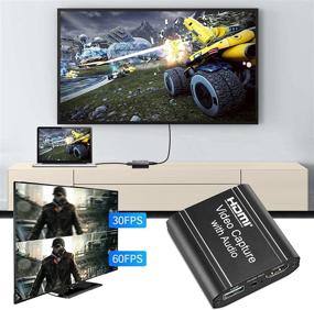 img 2 attached to 🎮 Захват игровой карты LAVKOW HDMI 4K 60 кадров в секунду с выходом петли - адаптер USB2.0 для потоковой передачи, видеоконференций и прямых трансляций - совместим с PS4/PS5/Nintendo Switch/OBS/DSLR