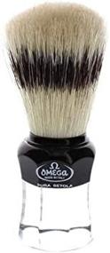 img 1 attached to 🪒 Experience Superior Shaving with Omega 81064 Banded Boar Shaving Brush