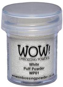 img 1 attached to 🌟 Wow Embossing Powder 15ml, White Puff - Create Stunning Raised Designs