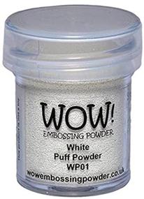 img 2 attached to 🌟 Wow Embossing Powder 15ml, White Puff - Create Stunning Raised Designs