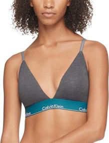 img 3 attached to Calvin Klein Triangle Bralette Women's Clothing in Lingerie, Sleepwear & Loungewear