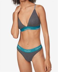 img 1 attached to Calvin Klein Triangle Bralette Women's Clothing in Lingerie, Sleepwear & Loungewear
