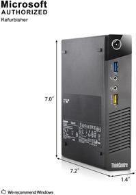 img 2 attached to 💻 Компьютер Lenovo ThinkCentre M73 Tiny для бизнеса - Intel Dual-Core G3220T, 8 ГБ ОЗУ, 500 ГБ HDD, Windows 10 Pro - восстановленный