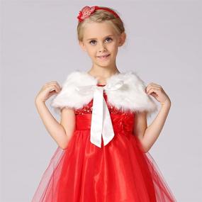 img 2 attached to Children Princess Shoulder Wedding Christmas Dress Up & Pretend Play