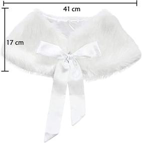 img 3 attached to Children Princess Shoulder Wedding Christmas Dress Up & Pretend Play