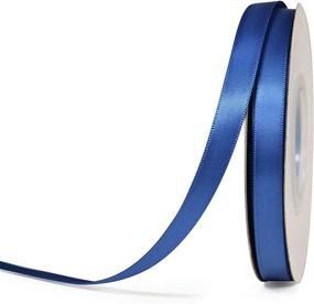 img 4 attached to YAMA Double-Face Satin Ribbon - 3/8 Inch, 25 Yards - Ideal for Gift Wrapping, Ribbons Decorations, DIY Crafts & Arts - Royal Blue