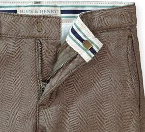 img 2 attached to Hope & Henry Boys' Dressy Suit Pant: Elevate Your Little Man's Style