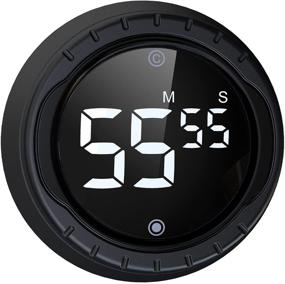 img 4 attached to ⏲️ Versatile BALDR Magnetic Timer: Ideal for Cooking, Classroom, and Kids – Large LED, Adjustable Volume, and Countdown Timer (Black)