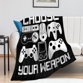 img 3 attached to Weapon Gamer Gaming Blanket Lightweight