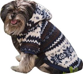 img 1 attached to 🐶 Pet Fashion Delight: Sherpa Printed Dog Coat!