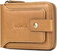 👝 genuine leather blocking wallet - goiacii men's accessories, card cases & money organizers logo