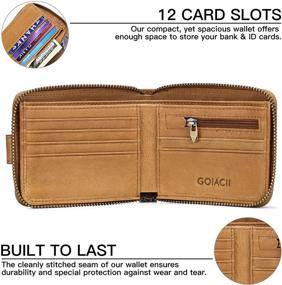 img 3 attached to 👝 Genuine Leather Blocking Wallet - GOIACII Men's Accessories, Card Cases & Money Organizers