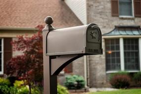 img 1 attached to 📫 Gibraltar AR15T0EC Arlington Large Capacity Textured Bronze Steel Mailboxes: Durable & Spacious