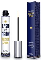 🌱 lash & brow growth serum - enhance eyelash and eyebrow growth - boost longer lashes naturally - serum for lash and brow enhancement logo