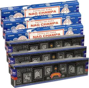 img 2 attached to Nag Champa Super Hit Incense Sticks & Holder 🌸 Variety Pack - from House Of Satya Incense Sticks And Trumiri
