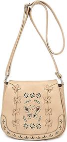 img 4 attached to Womens Sanddle Crossbody Shoulder Hollow Women's Handbags & Wallets in Shoulder Bags