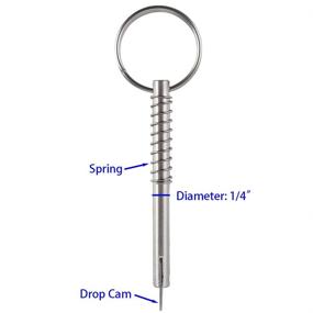 img 2 attached to 🔩 Durable Stainless Hardware Fasteners with Optimal Release Diameter for Pins