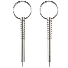 img 4 attached to 🔩 Durable Stainless Hardware Fasteners with Optimal Release Diameter for Pins