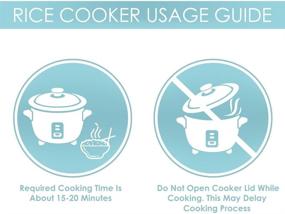 img 3 attached to Efficient and Convenient 3-Cup BLACK+DECKER Uncooked Rice Cooker in White