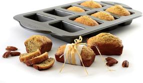 img 2 attached to 🍞 Norpro Nonstick Mini Loaf Pan Set, Pack of 8, One Size, As Shown