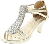 angie-27 women's patent open toe rhinestone beads d'orsay kitten heel dance shoes with zip closure - delicacy logo