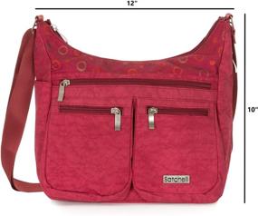 img 2 attached to 👜 Satchelli Crossbody Purse: RFID Passport Holder & Lightweight Travel Shoulder Bag for Women