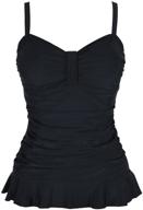 👙 stylish mycoco womens ruffle tankini 14: women's clothing and swimwear collection logo