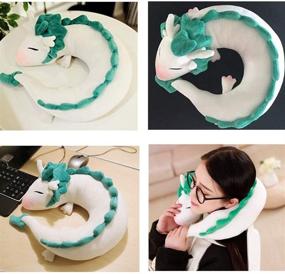 img 3 attached to 🐉 ForBEST Dragon U Shape Pillow: The Perfect Addition to Your Little Kids' Home Store