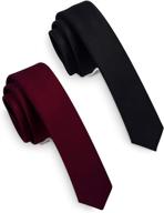gusleson classic skinny necktie 0801 12: must-have men's accessories for a timeless look logo