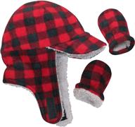 🧣 little sherpa buffalo boys' cold weather accessories by nice caps logo