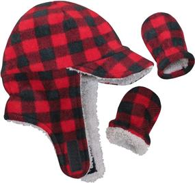 img 4 attached to 🧣 Little Sherpa Buffalo Boys' Cold Weather Accessories by NIce Caps