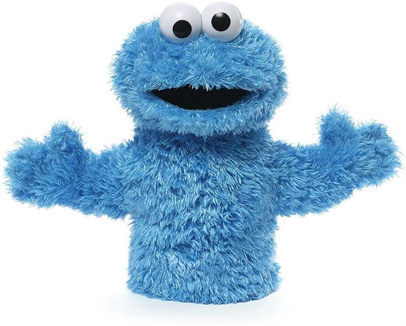 sesame street cookie monster puppet 로고