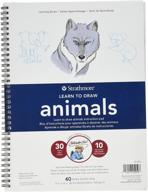 strathmore 25-050 200 learning series drawing animals pad - enhanced seo-optimized product name logo