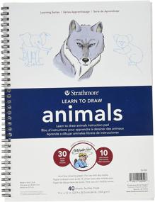 img 1 attached to Strathmore 25-050 200 Learning Series Drawing Animals Pad - Enhanced SEO-Optimized Product Name