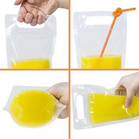 img 1 attached to 👜 Reusable Silicone Handheld Pouches for Adults